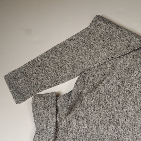 Ruby Rd. Petite Heather Gray Cowl Neck Sweater Size PM - Picture 10 of 13
